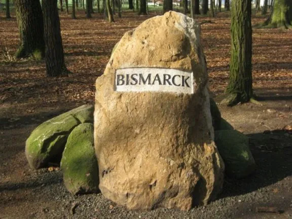 Der Bismarck-Stein heute